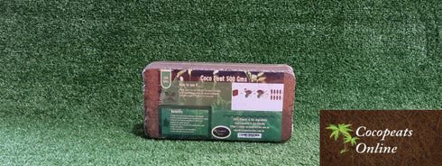 500gm pack of 10 Blocks (5kg) Cocopeat Blocks